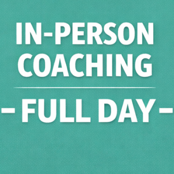 In-Person Coaching - Full Day