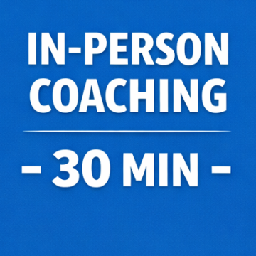 In-Person Coaching - 30 min